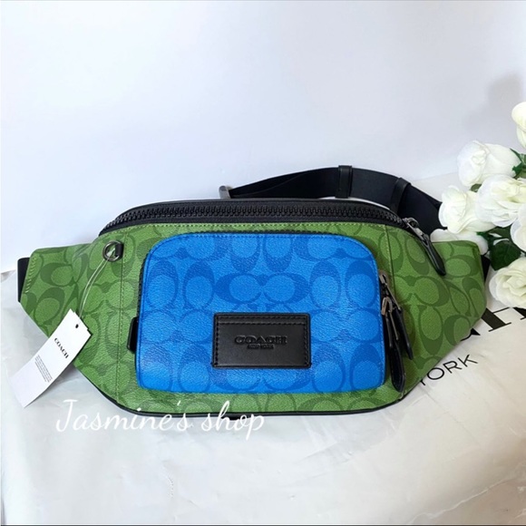 NWT Coach Track Belt Bag and Coach Crossover Sandals Size 9. - Picture 10 of 10